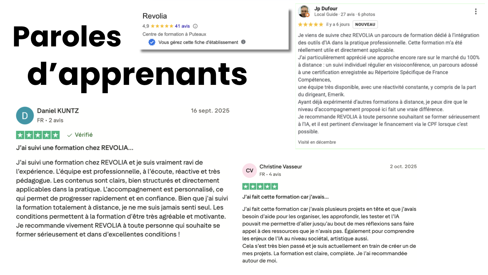 Paroles d'apprenants
