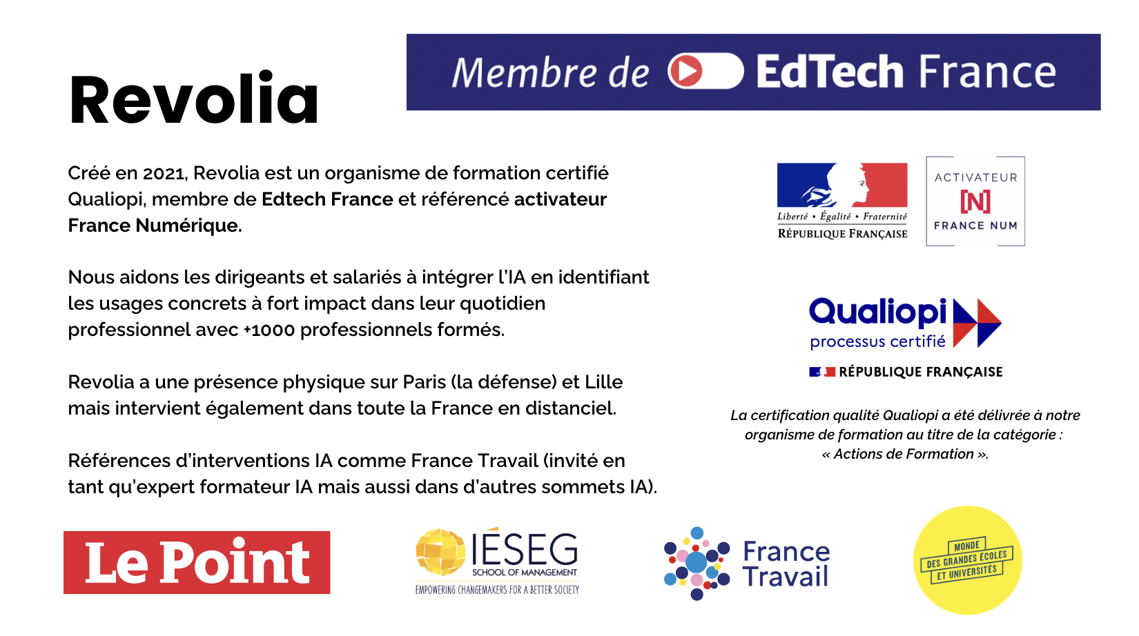 REVOLIA - Presentation